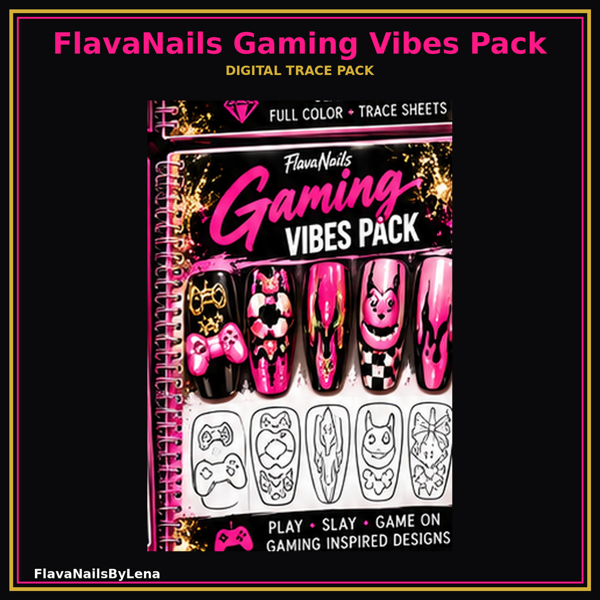 FlavaNails Gaming Vibes Pack cover