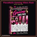 FlavaNails Gaming Vibes Sticker Bible