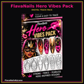 FlavaNails Hero Vibes Sticker Bible