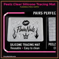 FlavaNails Peelz Clear Silicone Tracing Mat