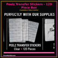 FlavaNails Peelz Transfer Stickers 120 piece box