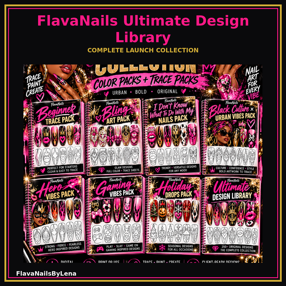 FlavaNails Ultimate Sticker Bible Collection